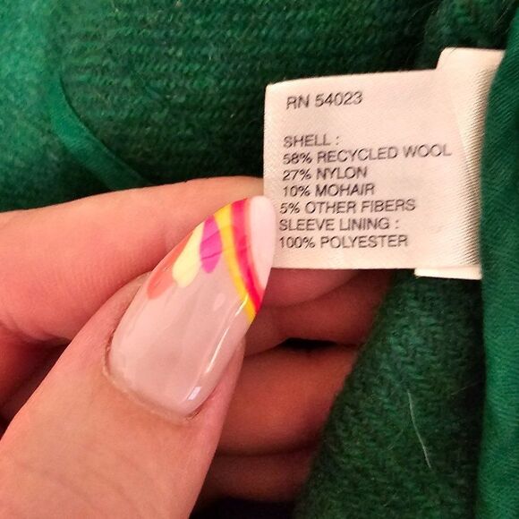 GAP Double Breasted Wool Blend Coat Sz S - Picture 4 of 7